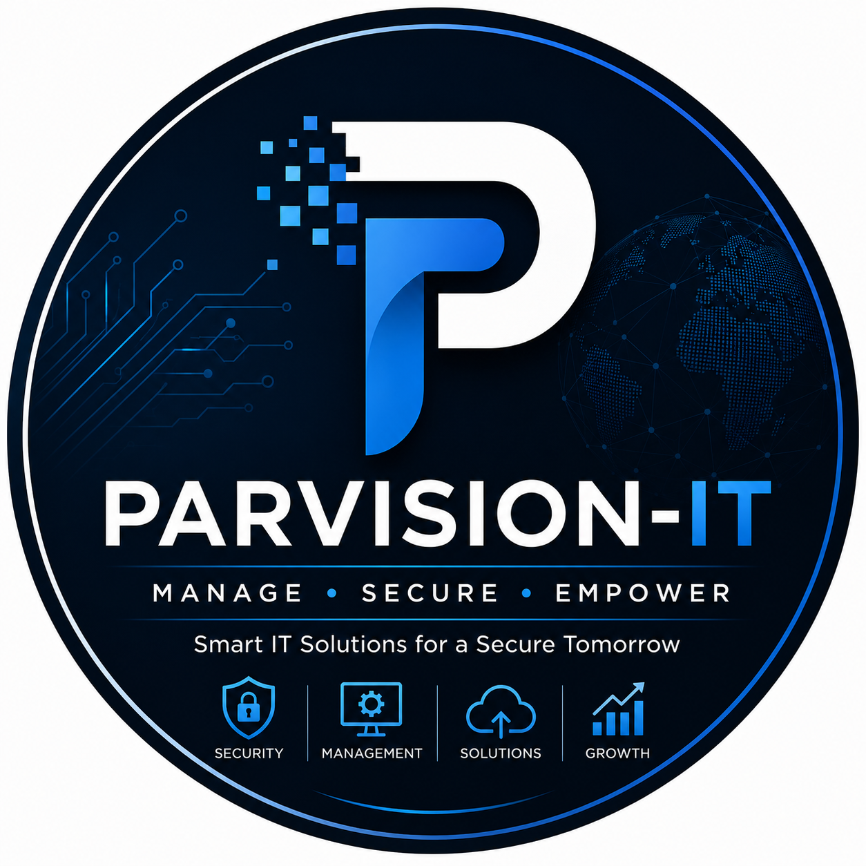 Parvision IT — Manage. Secure. Empower. Smart IT solutions for a secure tomorrow.